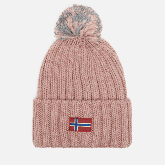 Шапка Napapijri Semiury Wom 1 Pink Woodrose
