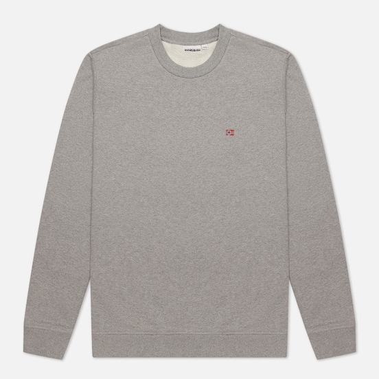 Мужская толстовка Napapijri Balis Crew Medium Grey Melange