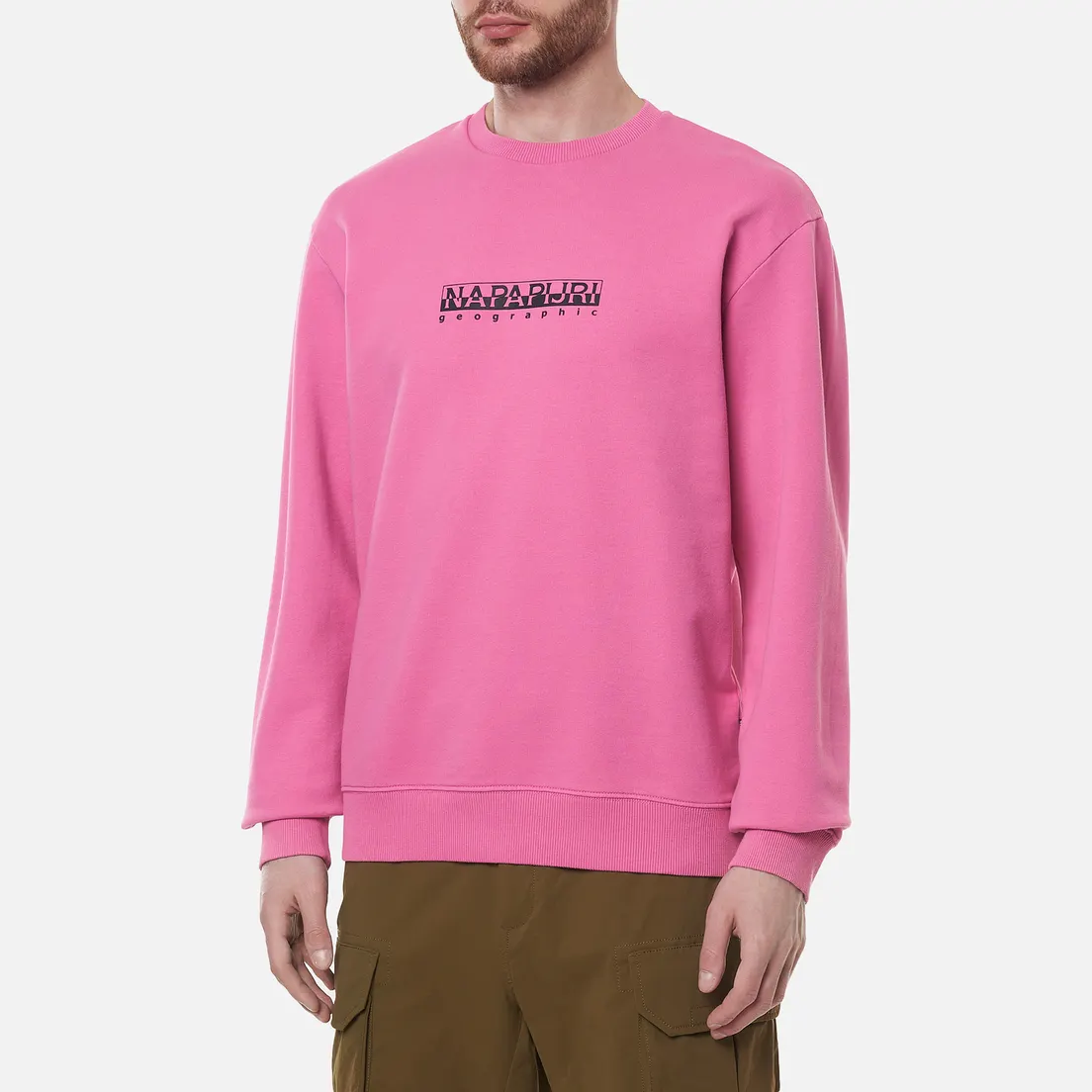 Napapijri Мужская толстовка Box Logo Crew