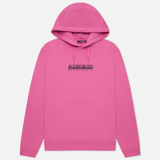 Мужская толстовка Napapijri Box Hoodie Pink Super