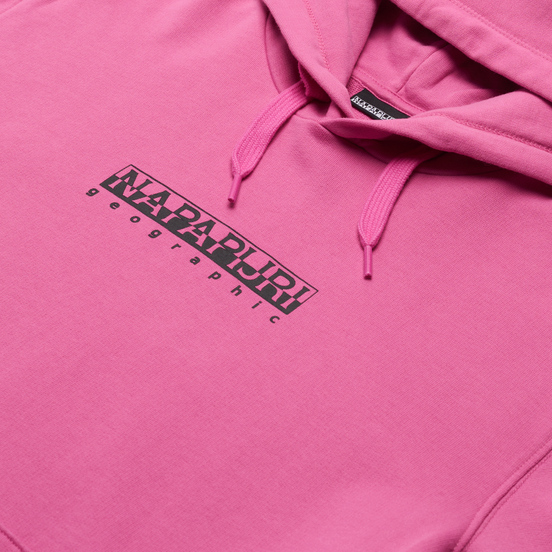 Мужская толстовка Napapijri Box Hoodie Pink Super