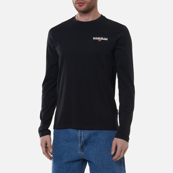 Мужской лонгслив Napapijri Ice Black