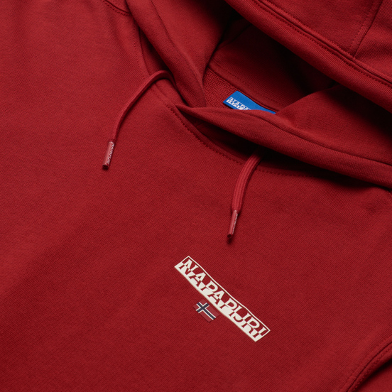 Мужская толстовка Napapijri Ice Hoodie Old Red