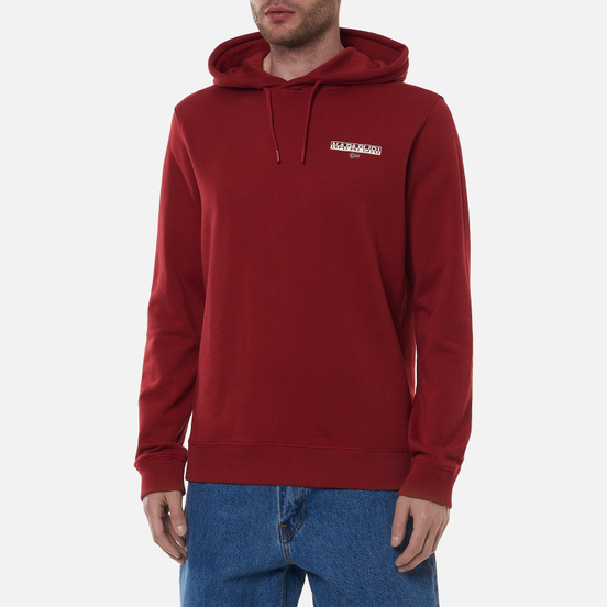 Мужская толстовка Napapijri Ice Hoodie Old Red