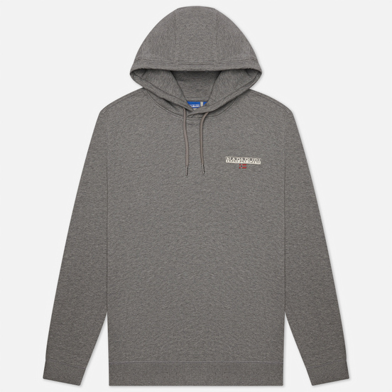 Мужская толстовка Napapijri Ice Hoodie Medium Grey Melange