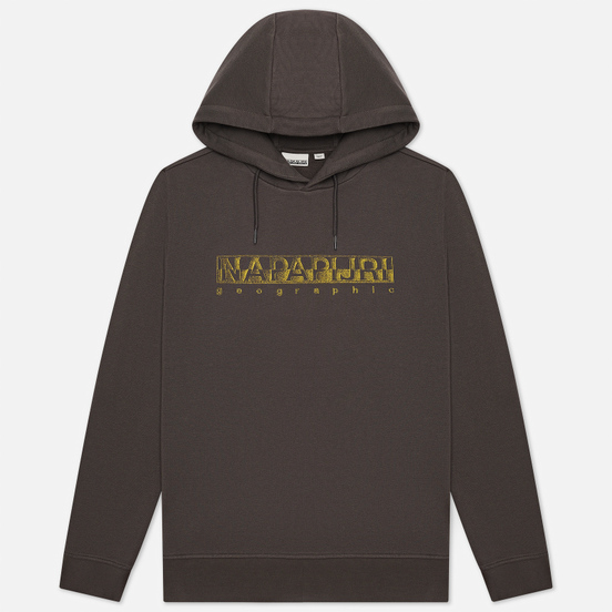 Мужская толстовка Napapijri Ballar Hoodie Dark Grey Solid