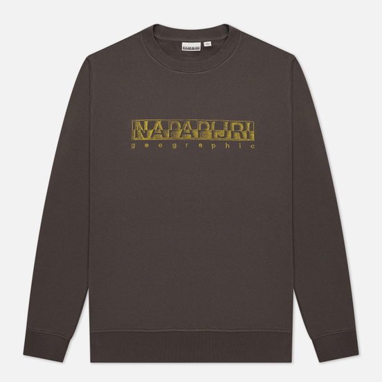 Мужская толстовка Napapijri Ballar Crew Dark Grey Solid