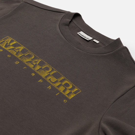 Мужская толстовка Napapijri Ballar Crew Dark Grey Solid