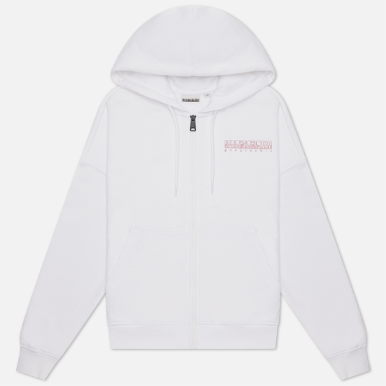 Женская толстовка Napapijri Bilea Full-Zip Hoodie Bright White