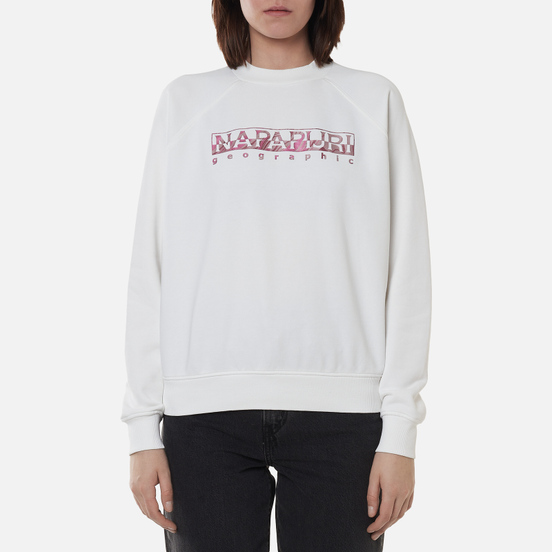 Женская толстовка Napapijri Bilea Crew Bright White