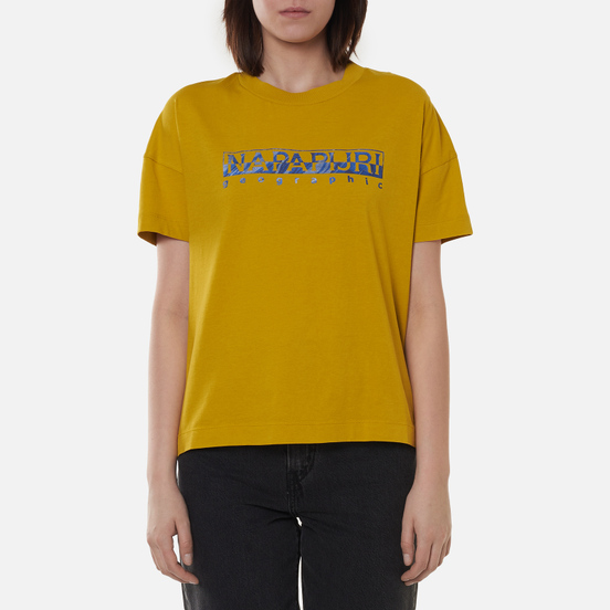 Женская футболка Napapijri Silea Yellow Moss