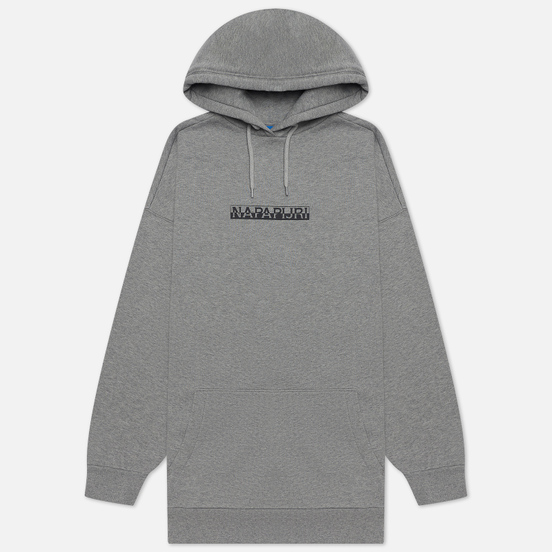 Женская толстовка Napapijri Box Hoodie Medium Grey Melange