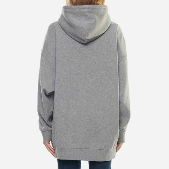 Женская толстовка Napapijri Box Hoodie Medium Grey Melange