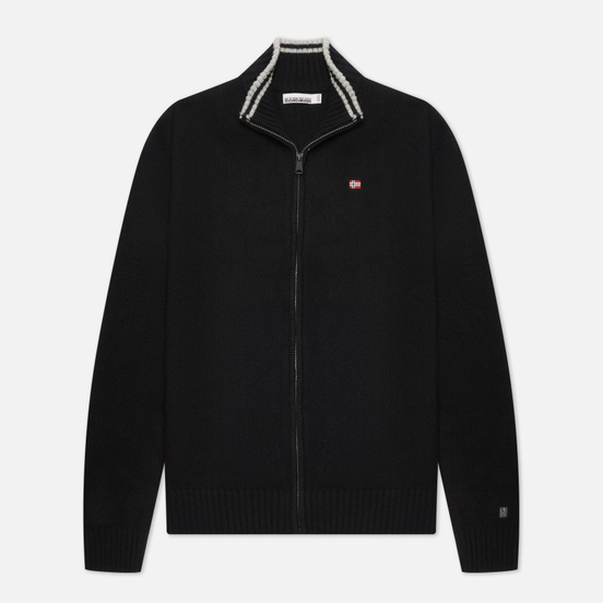 Мужской свитер Napapijri Dain Full Zip Black
