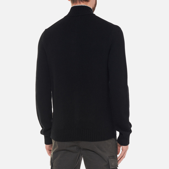 Мужской свитер Napapijri Dain Full Zip Black
