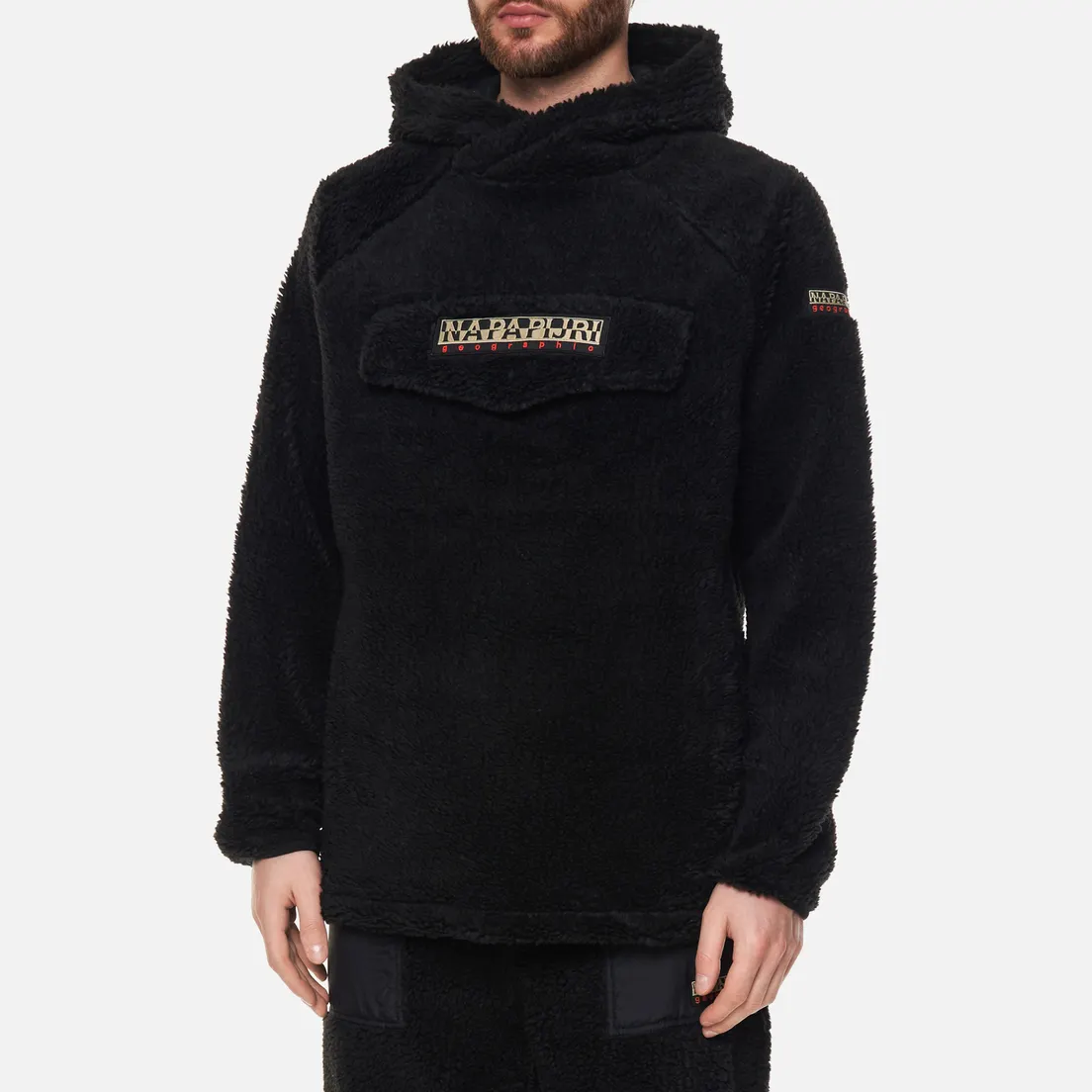 Napapijri Мужская толстовка Curly Patch Fleece Hoodie
