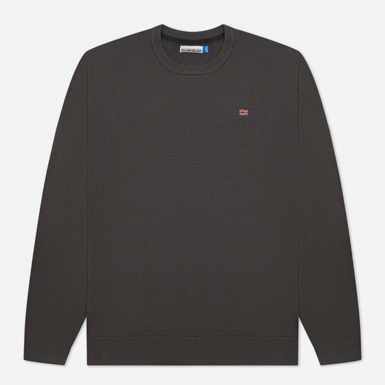 Мужская толстовка Napapijri Droz 3 Dark Grey Solid