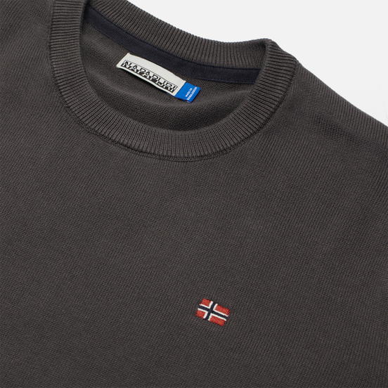 Мужская толстовка Napapijri Droz 3 Dark Grey Solid