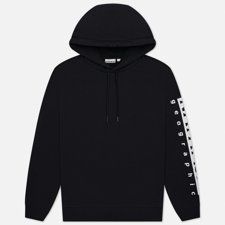 Мужская толстовка Napapijri Badas Hoodie, цвет чёрный, размер L