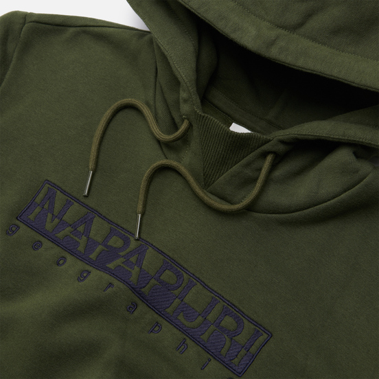 Мужская толстовка Napapijri Berber Hoodie Green Depths