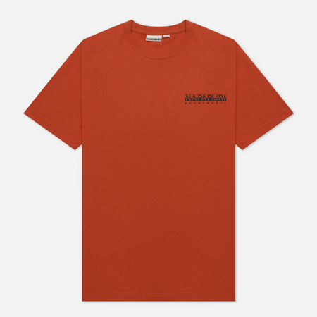 Мужская футболка Napapijri Saretine, цвет оранжевый, размер L