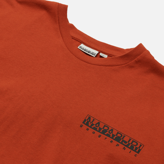 Мужская футболка Napapijri Saretine Orange Ginger