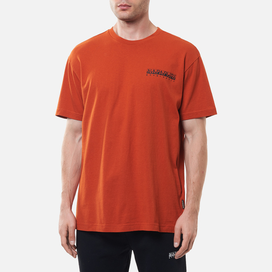 Мужская футболка Napapijri Saretine Orange Ginger