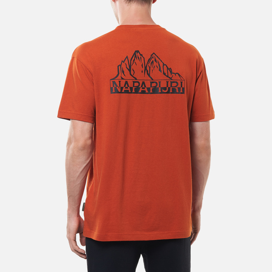 Мужская футболка Napapijri Saretine Orange Ginger