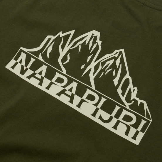 Мужская футболка Napapijri Saretine Green Depths