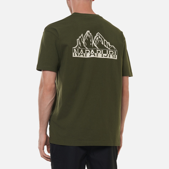 Мужская футболка Napapijri Saretine Green Depths