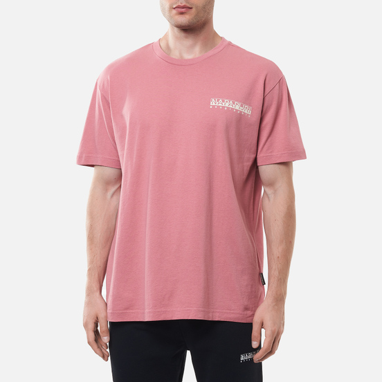 Мужская футболка Napapijri Saretine Pink Lulu