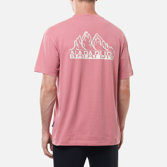 Мужская футболка Napapijri Saretine Pink Lulu