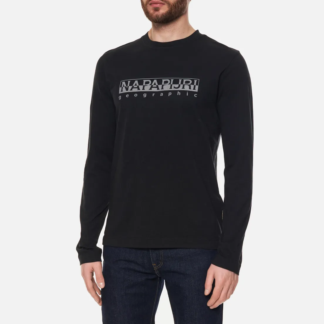 Napapijri Мужской лонгслив Serber Print