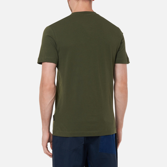 Мужская футболка Napapijri Serber Print Green Depths