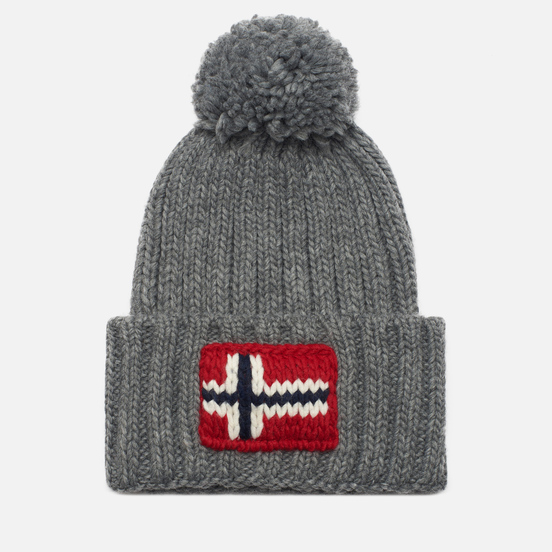 Шапка Napapijri Semiury 4 Med Grey Melange