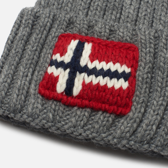 Шапка Napapijri Semiury 4 Med Grey Melange