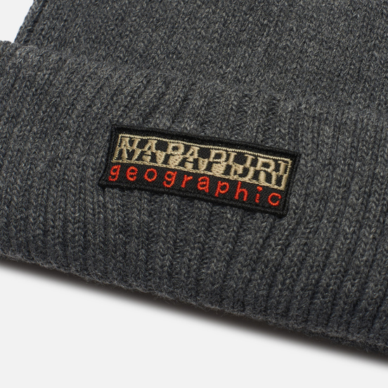 Шапка Napapijri Foli 2 Dark Grey Melange