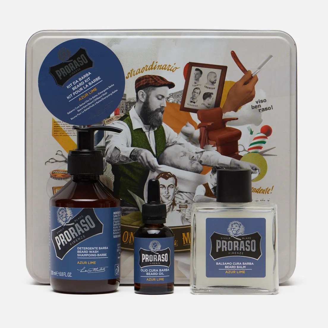 Proraso Набор для ухода Azur Lime