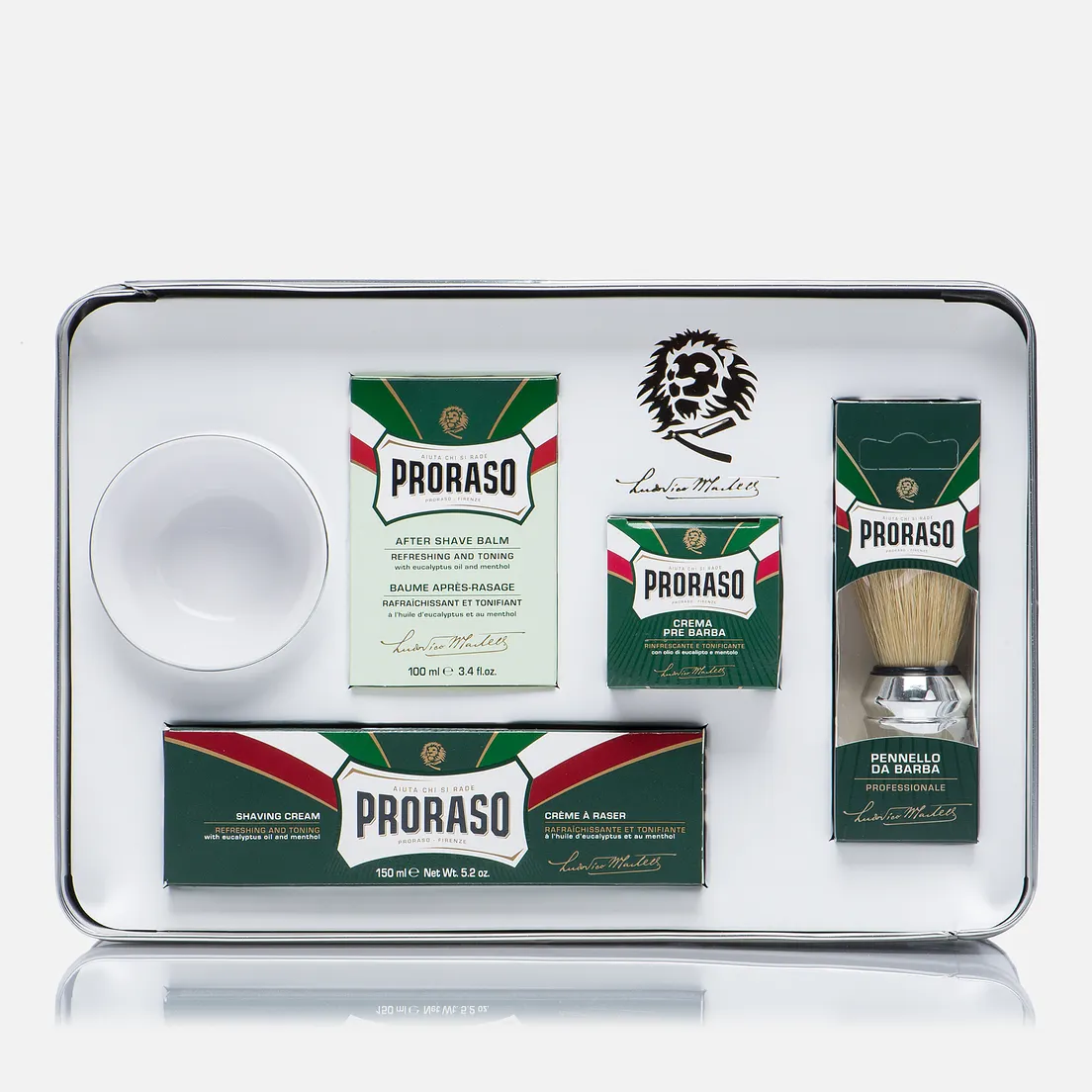 Proraso Набор для бритья Classic Full Shaving Metal Box