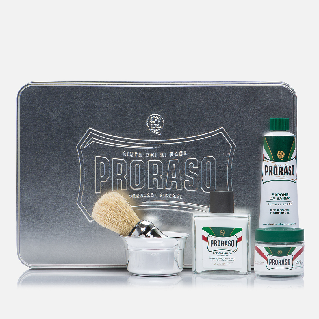 Proraso Набор для бритья Classic Full Shaving Metal Box