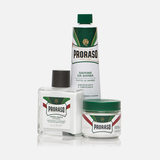 Набор для бритья Proraso Gino Vintage Selection Tin Green Range