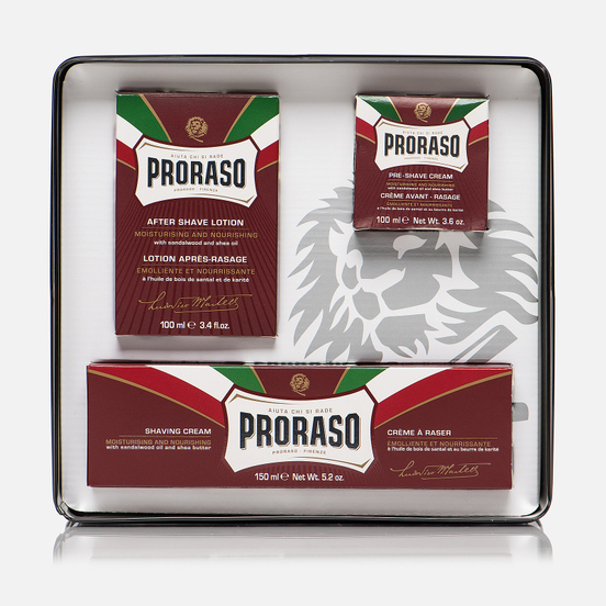 Набор для бритья Proraso Primadopo Vintage Selection Tin Red Range