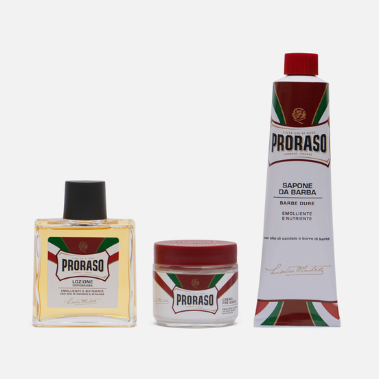 Набор для бритья Proraso Primadopo Vintage Selection Tin Red Range