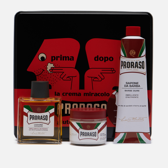 Набор для бритья Proraso Primadopo Vintage Selection Tin Red Range