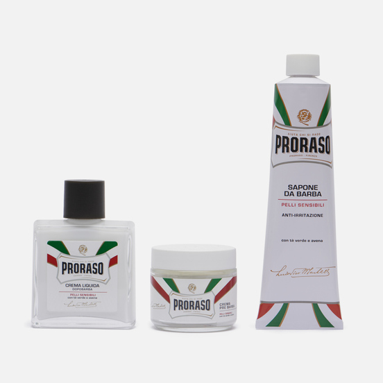 Набор для бритья Proraso Toccasana Vintage Selection Tin White Range