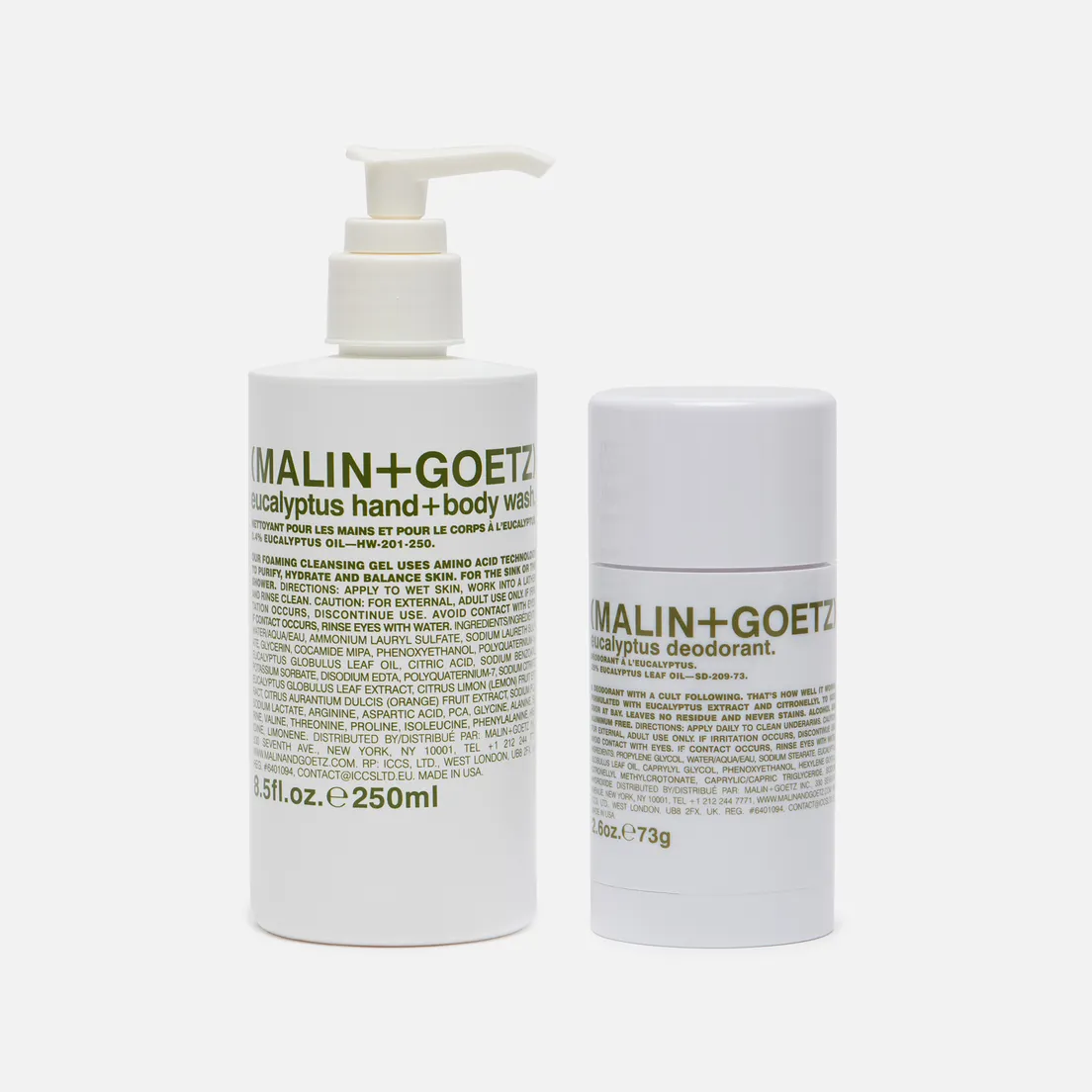 Malin+Goetz Набор по уходу за телом Eucalyptus Body Set