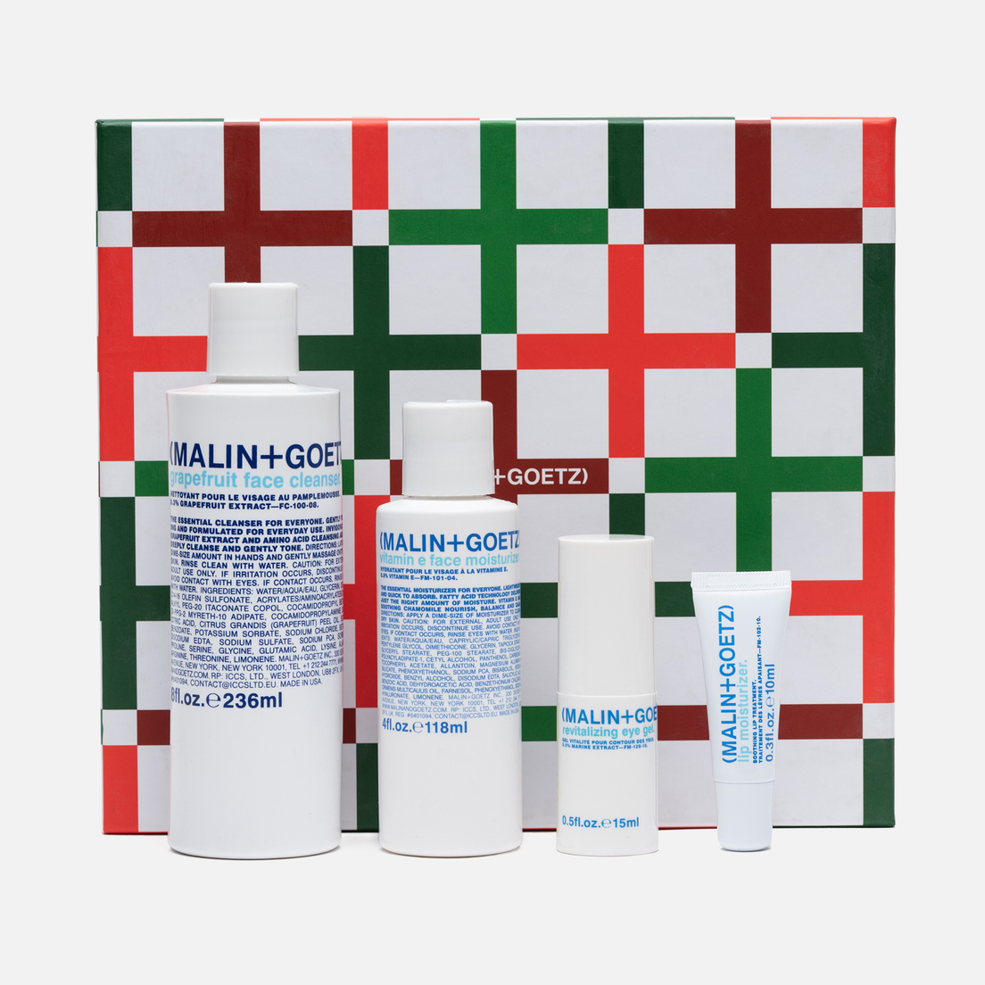 Malin+Goetz Набор средств для лица Skincare Essentials Set 4 Pieces