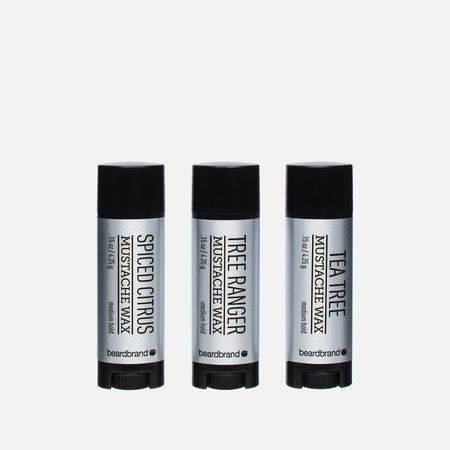 Набор воска для усов и бороды Beardbrand Silver Line 3 Pack