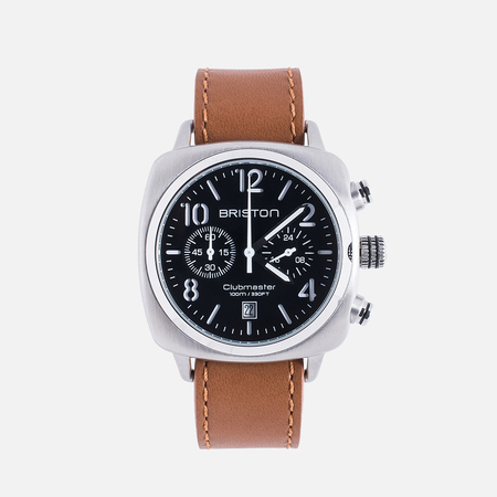 Наручные часы Briston Clubmaster Chrono Classic Steel Black/Silver