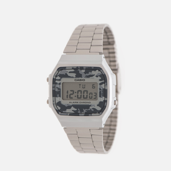 Наручные часы CASIO Collection A-168WEC-1E Silver/Grey Camo